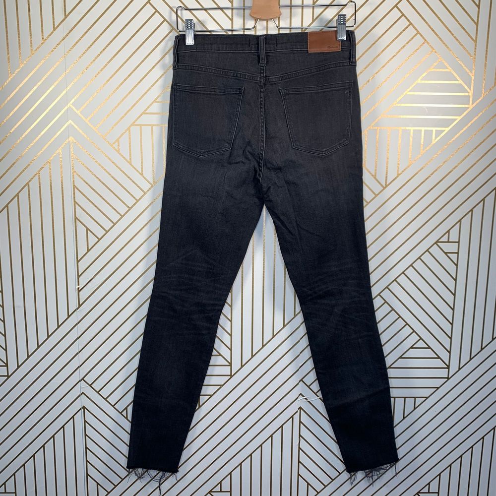 Madewell 9" Mid-Rise Skinny Jeans in Black Sea - Picture 8 of 12
